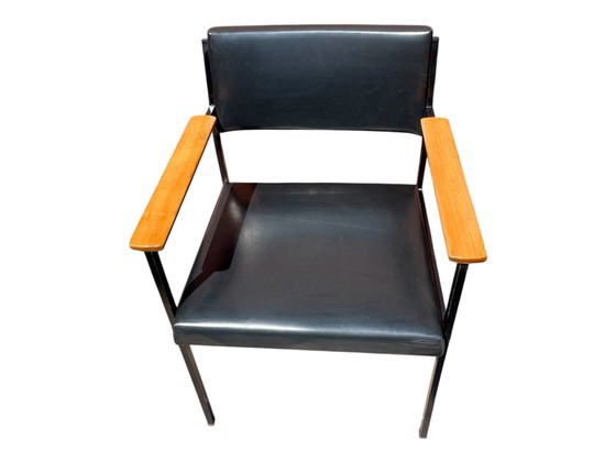 Image 1 of 2x vintage Gijs van der Sluis dining chairs