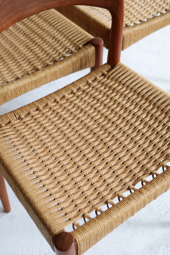 Set di 6 sedie da pranzo Arne Hovmand Olsen – Wood (photo 6 of 6)
