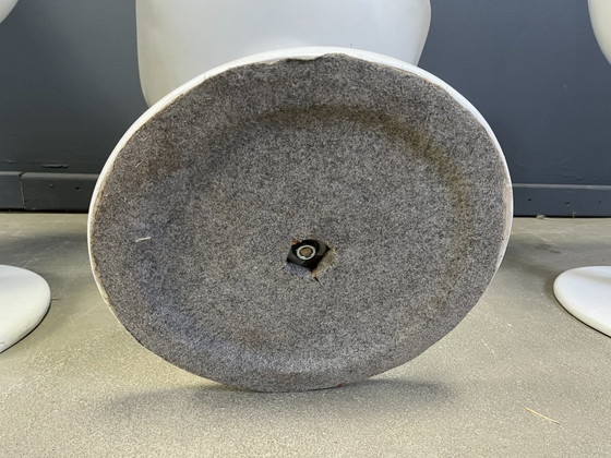 Image 1 of Vintage glasvezel tulpvormige eetkamerstoelen, set van 4 - jaren 60