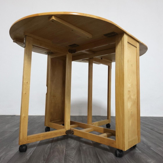 Image 1 of Set Tavolo E Sedie Richiudibile Design Scandinavo Anni 80 Modernariato