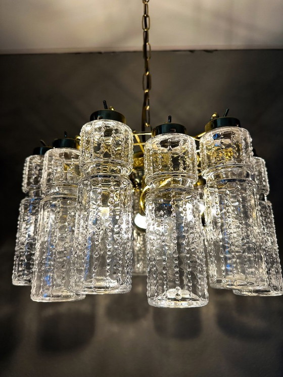 Image 1 of Lampada a sospensione vintage Glashütte Limburg