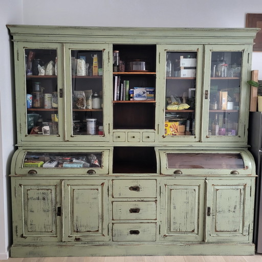 Armario para canalones o armario de farmacia (teca) – buffetkasten, Wood