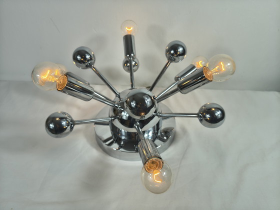 Image 1 of Lámpara de pared/techo Sputnik - Diseño de la era atómica