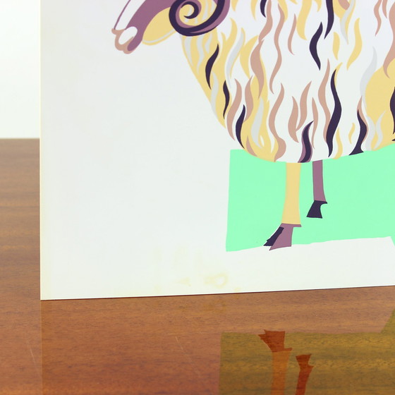 Image 1 of Vintage Czechoslovakian Pop Art Style Wall Panel (1960s)