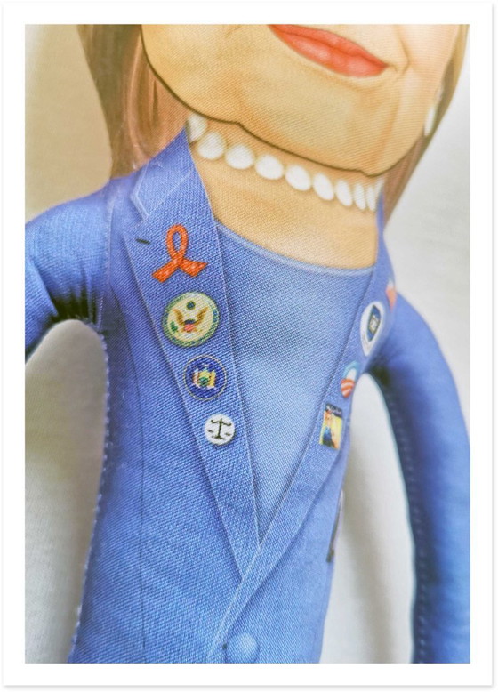 Image 1 of Hillary-Clinton-Geschenk | Politisches Geschenk | Dekoration für Anwaltskanzleien | Politische Kunstpuppe