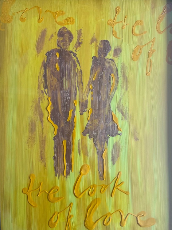 Original work by Ruud de Wild - signed, Paintings & Drawings, Canvas, Yellow (photo 6 of 6)