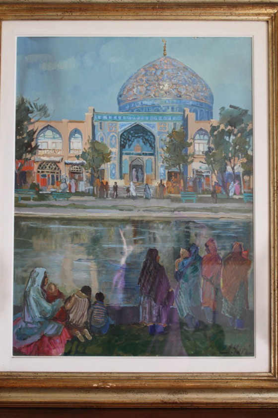 Image 1 of oil on canvas ALDO MARI