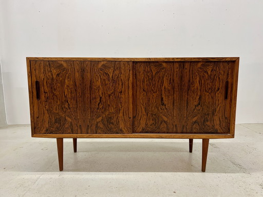 Buffet danois en palissandre de Poul Hundevad, années 1970