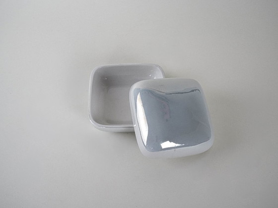 Image 1 of Porcelain box, Italian design, 1970s, manufactured in Italy