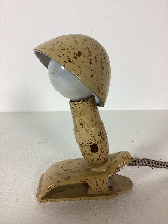Image 1 of Vintage Hergil fifties reading lamp clamp