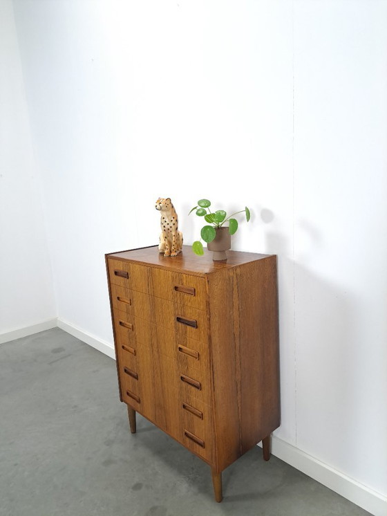 Image 1 of Mid-Century Danish Westergaards, Silkeborg rosewood chest of drawers 6 drawers