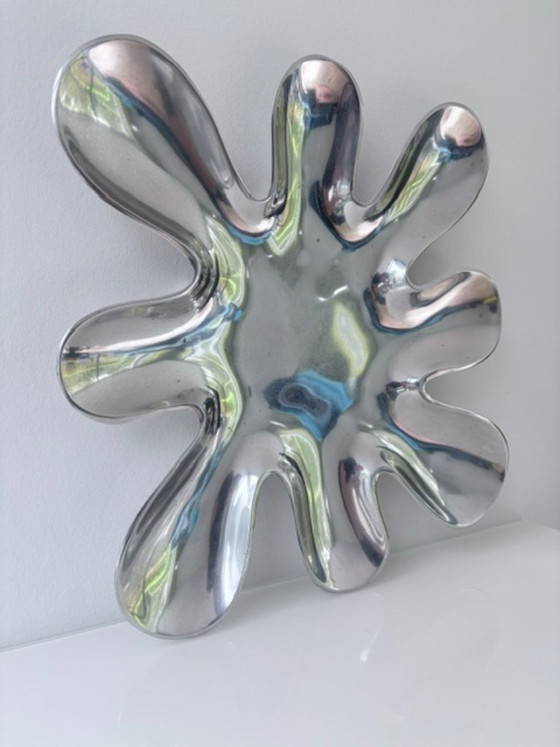 Ciotola Scultorea in Alluminio – Design Organico Space Age – Ciotole, Aluminium (photo 5 of 17)