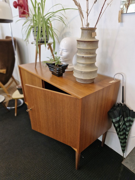 Beautiful Small Vintage Sideboard Teak Veneer 70s