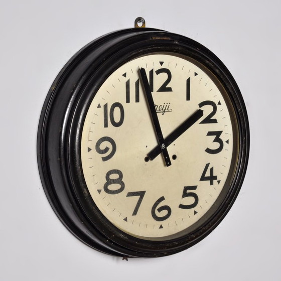 Image 1 of Large Wooden Japanese Clock, 1920s