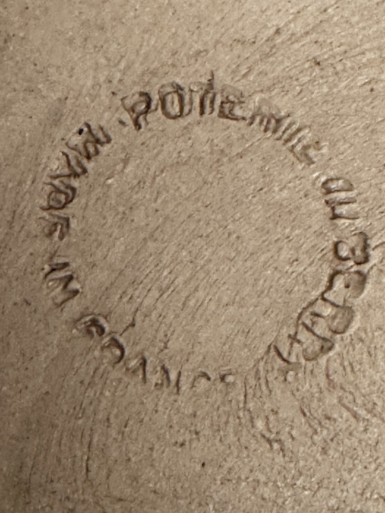 Image 1 of Ceramica d'epoca in gres di Berry, prodotta in Francia, per burriere d'acqua. Gres d'epoca.