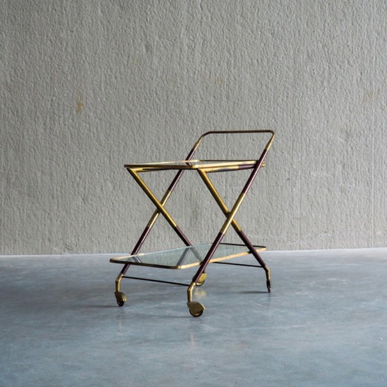 1950s Italian Bar Trolley, Attributed to Cesare Lacca – Bar carts, Wood (photo 5 of 19)