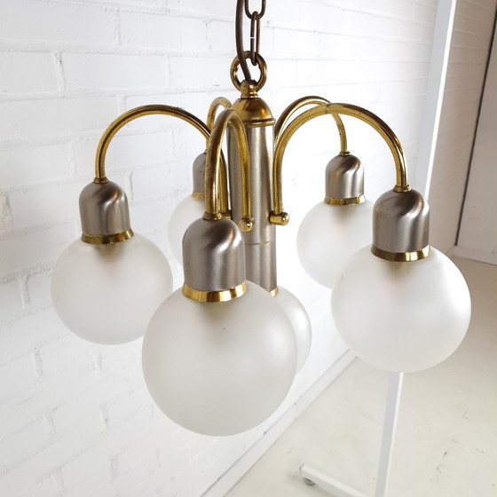 Image 1 of Lampe à suspension vintage Solken Leuchten, ère spatiale des années 70