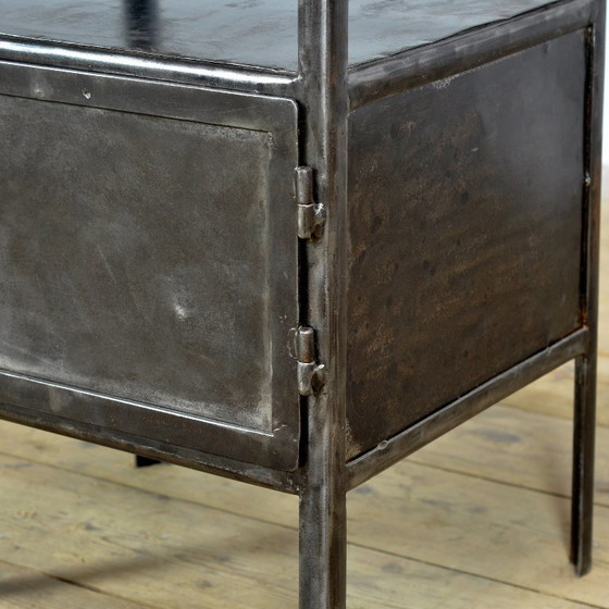 Iron bedside table, 1910s – Nightstands, Vintage (photo 9 of 11)