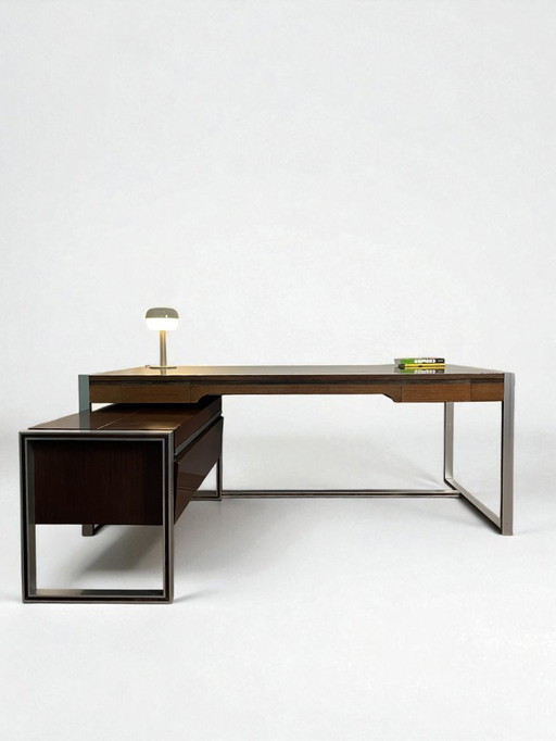 Set bureau ministre + crédence, Claude Gaillard pour Ligne Roset, 1970