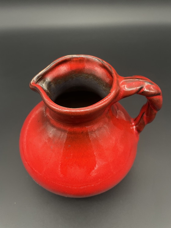 Jasba Keramik Jug Vase N 902 – West German Pottery – Glass & Decanter, Ceramic (photo 5 of 7)