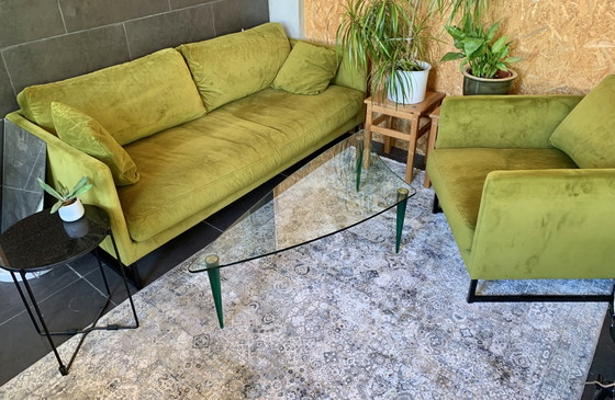 Image 1 of Tonelli "Lobacevskij" ontwerper
Salontafel Isao Hosoe glazen tafel
