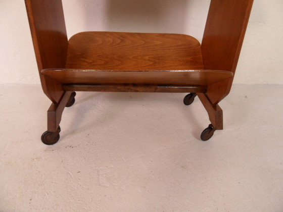 Image 1 of Chariot à magazines vintage