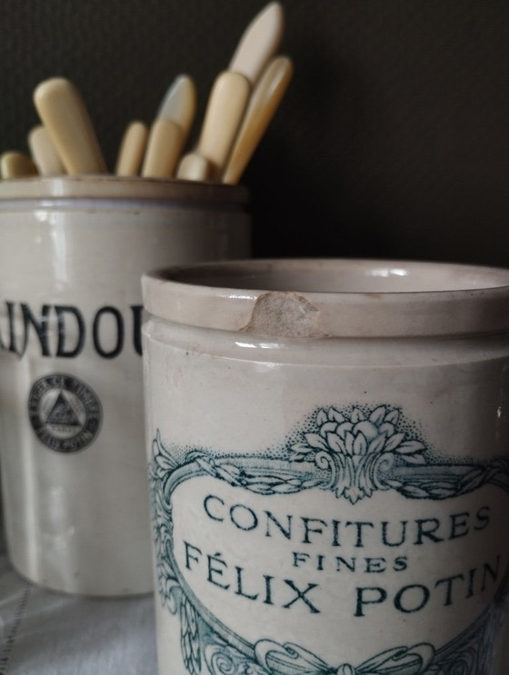 Image 1 of Barattolo di marmellata vintage Félix Potin