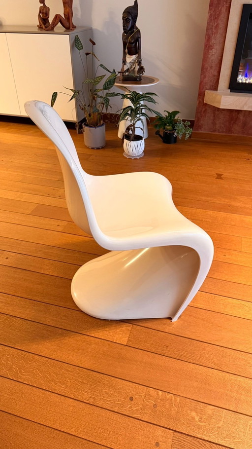 3 Herman Miller Panton chairs in gloss Fehlbaum production (for the Vitra Foundation) - 3 original chairs from the 1970s