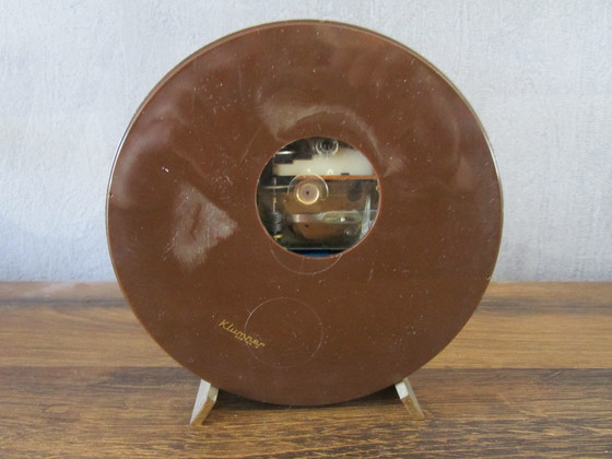 Image 1 of Sixties Junghans ATO-MAT Teak Desk Clock