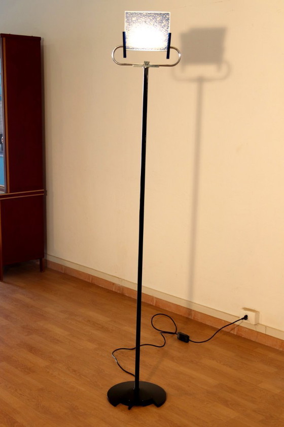 Image 1 of Lampada da terra vintage Triana di Arteluce, 1985 di Perry King e Santiago Miranda