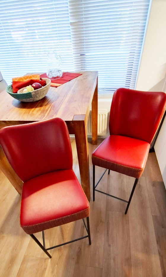 Image 1 of 2 sgabelli da bar Bert Plantagie, design olandese