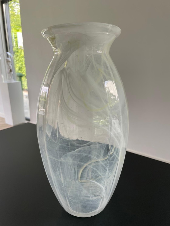 Image 1 of Unique semi-transparent vase, 30 cm high