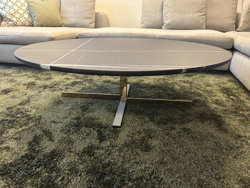 Minotti Catlin coffeetable sahara Marble 113cm 