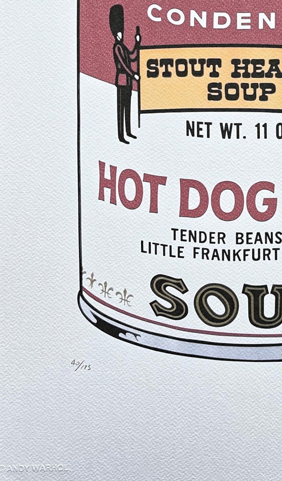 Naar Andy Warhol, Campbell's Soup - Hot Dog Bean, jaren 1980, lithografie – Litho's & Zeefdrukken, Plastic (photo 3 of 7)