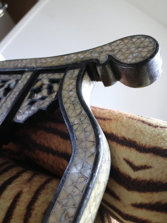 Image 1 of Poltrona moresca vintage (Marocco) - Realizzata a mano negli anni '80