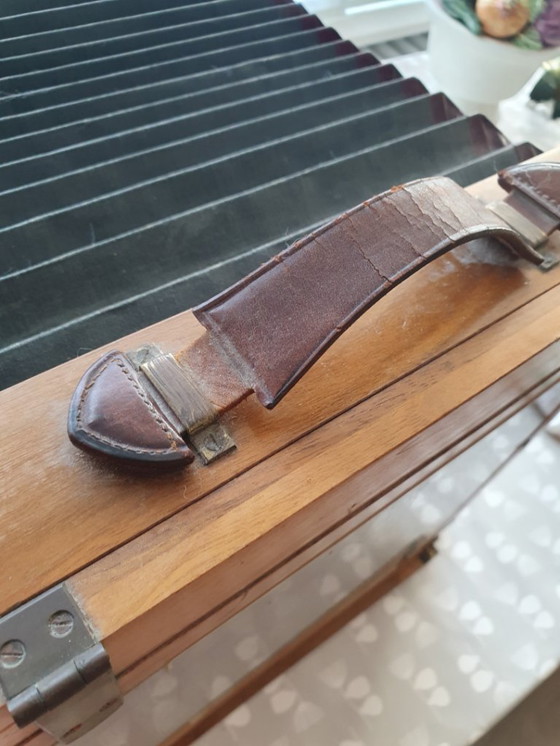Image 1 of Antique wooden bellows camera with Rodenstock lens (ca. 1910)