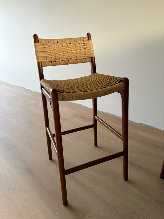 2x New Unused Barstools - Dutch Bone – Wood, Paper (photo 4 of 8)
