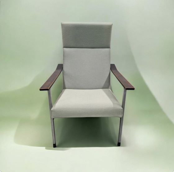 Gispen 1425 André Cordemeyer Design Sessel 60er Jahre – Wool, Metal (photo 3 of 15)