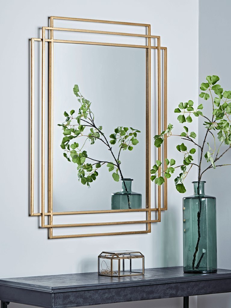 Sch ner Art Deco Wandspiegel Metall Gold 89 Whoppah sch-ner-art-deco-wandspiegel-metall-gold-89-whoppah