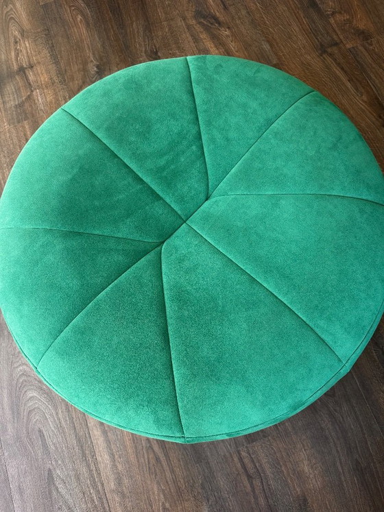 Image 1 of Pouf pouf Ligne Roset blu verde petrolio