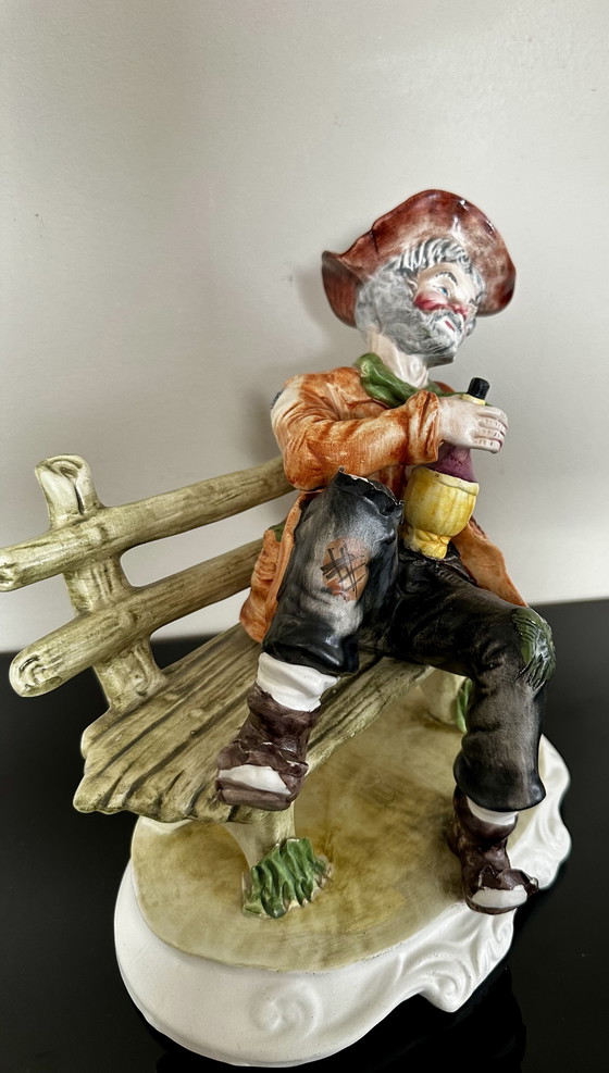 Image 1 of Capodimonte vintage porcelain statue