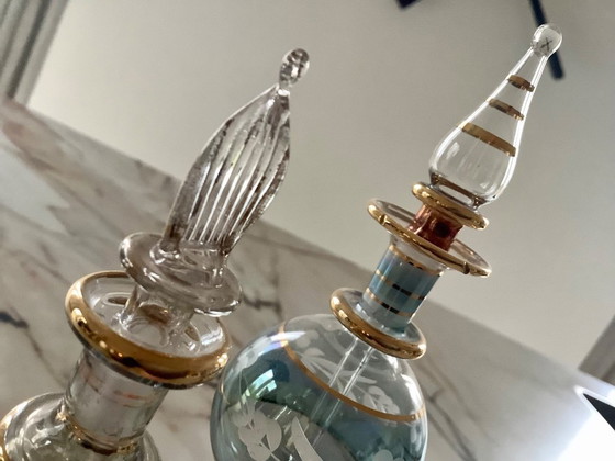 Image 1 of Flacons de parfum vintage, lot de 5.