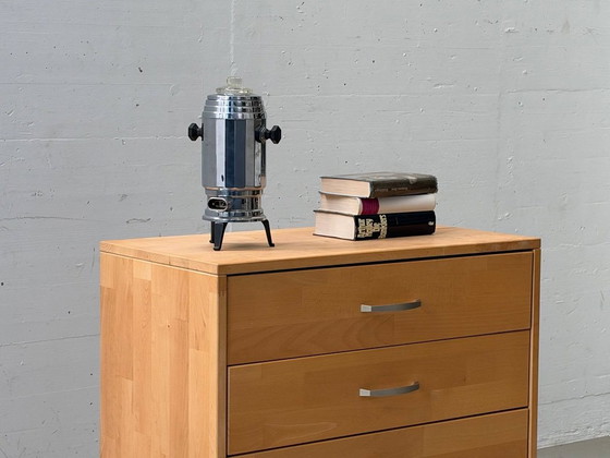 Solid Wood Chest of Drawers – 5 Drawers, Beech Look (photo 2 of 14)