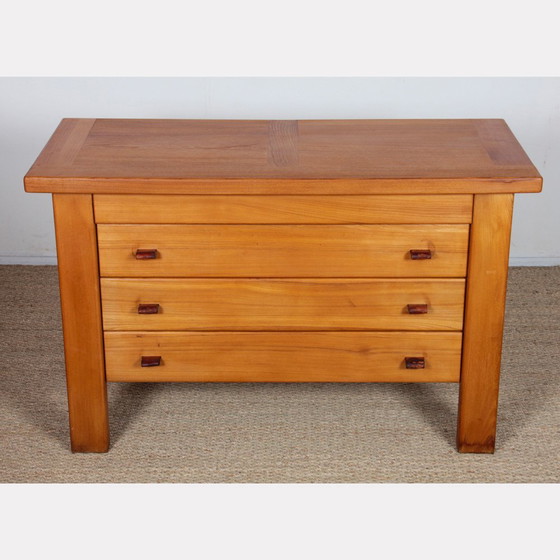 Image 1 of Cassettiera in olmo massello, pubblicata da Maison Regain, 1970