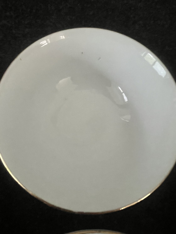 Image 1 of Set di 12 ciotole in porcellana antica cinese Mille Fleur Famille Rose vintage