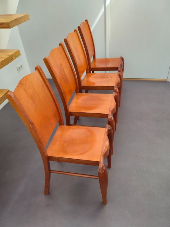 Image 1 of 4x Driade Philip Starck Placide of the Wood dining chairs