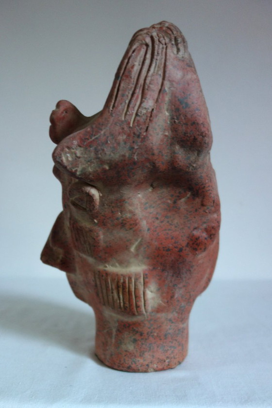 Image 1 of Ancient Mayan head sculpture of King Pakal