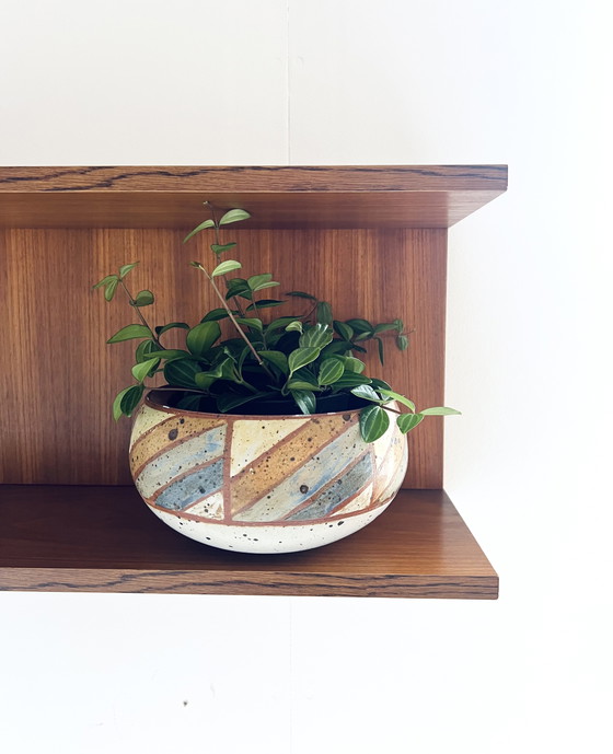 Image 1 of Vintage teak wall shelf '60s