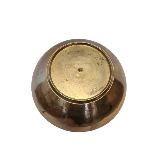 Image 1 of Vintage messing vaas | India met parelmoer en emaille