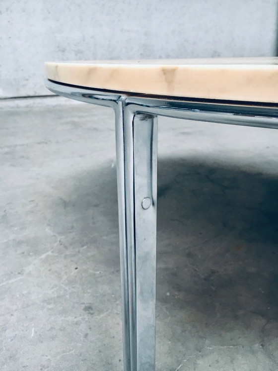 Image 1 of Couchtisch aus Marmor im italienischen Midcentury-Modern-Stil, Italien, 1960er Jahre